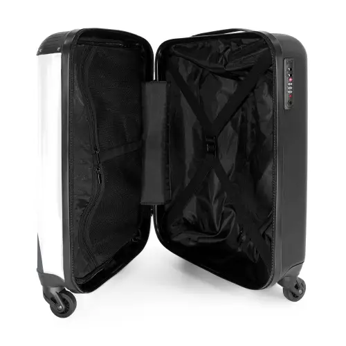 Nino nijlpaard NBS - Handbagage koffer - Kinderen Unisex middel -binnenkant