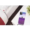 Lavendel - Natuur - Paars - Bomen Hoesje iPhone 12 Pro met koord klein -kamer