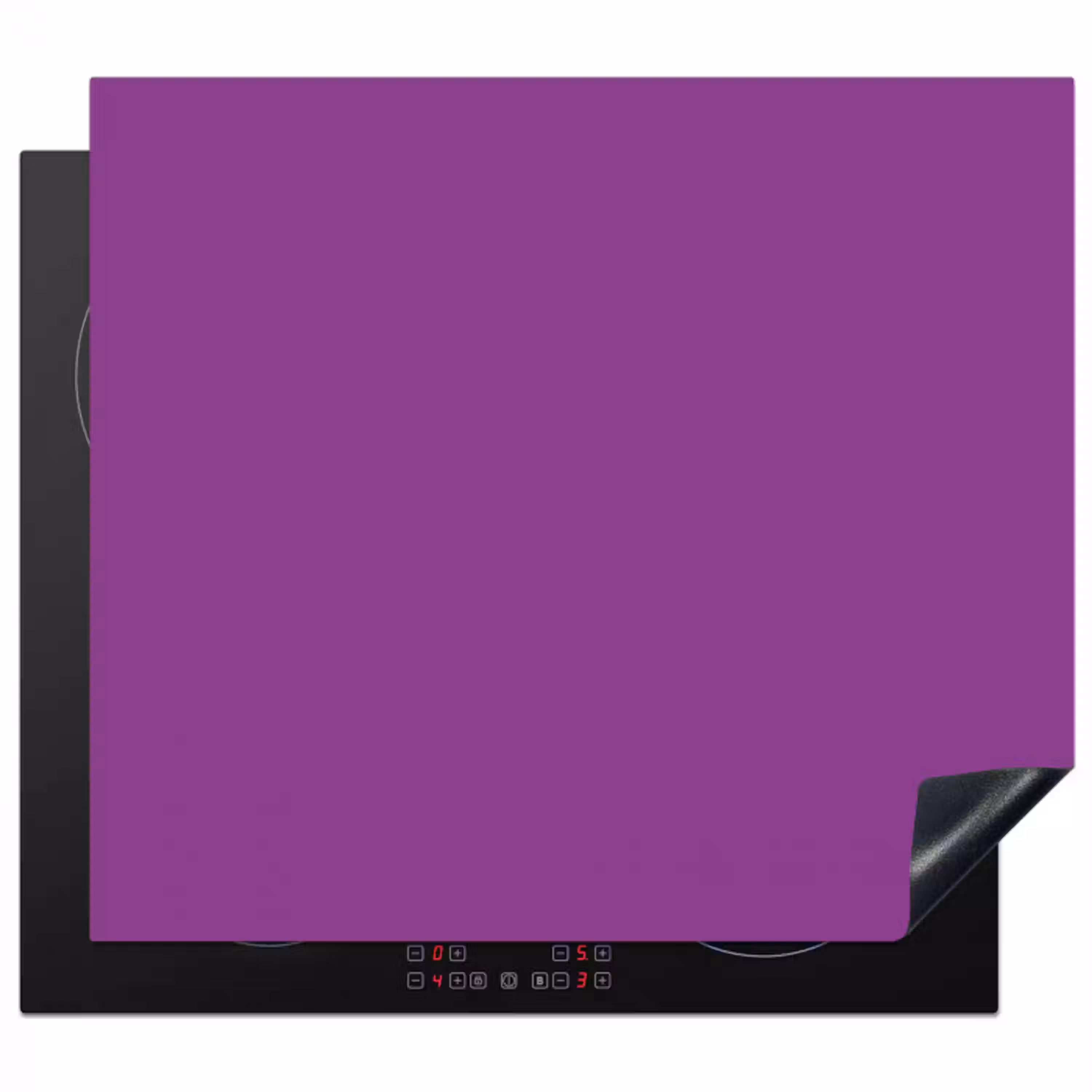 Paars - Kleuren - Effen Inductie beschermer vinyl 3mm middel 274 -3d