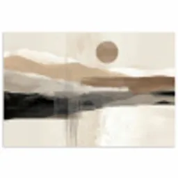 Minimalistisch - Landschap - Dimensie poster papier klein -3d