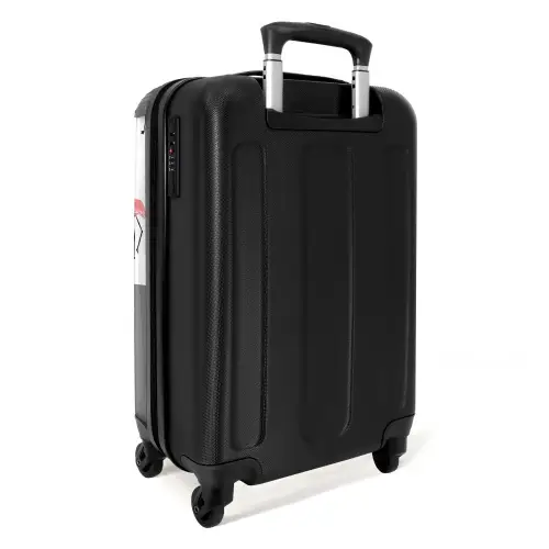 Flamingo feestje NBS - Handbagage koffer - Kinderen Unisex middel -achterkant