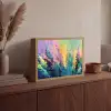 Dromerige - Langgerekte bloemen Light Box met batterij (Wandlamp) middel -sfeer2