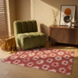 Madelief - Retro - Terracotta Vloerkleed Rechthoek klein 1091 -atmosphere_sfeer1_global