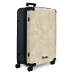 Lichtbeige - Marmer - Diffusie adering NBS - Large koffer - Volwassenen Unisex groot -product1