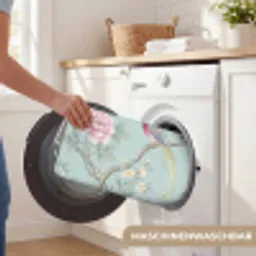 Vogel - Bloemen - Kleurrijk Badmat klein -USP_WasbaarDE