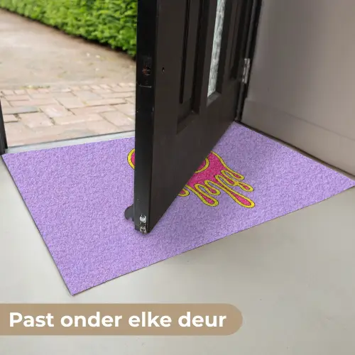 Smiley - Drip - Neon Deurmat klein -USP_NL