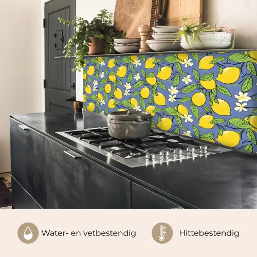 Patroon - Citroen - Illustratie keuken achterwand 2 middel 871 -usp_NL