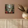 Kerstfeest - Dennenbos - Rood aluminium wit klein -sfeer4