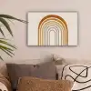 Minimalistisch - Boog - Lijnen - Beige canvas 2cm klein -sfeer1
