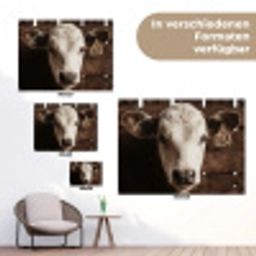 Kalf - Oormerk - Houten stal tuinposter los doek klein -Xsfeer9_DE