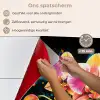 Orchidee - Graffiti - Kleurrijk - Bloemen - Abstract keuken achterwand spatscherm klein -spatscherm_NL