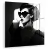Vrouw - Zwart - Hart plexiglas 5mm klein -zzzproduct_nieuw