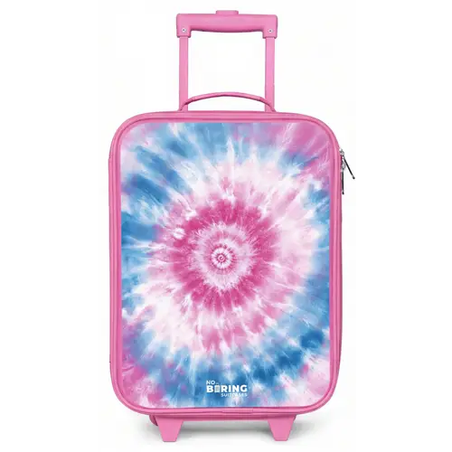 Tie dye - Abstract - Blauw - Roze Kinderkoffer - Roze klein -zz3dotto