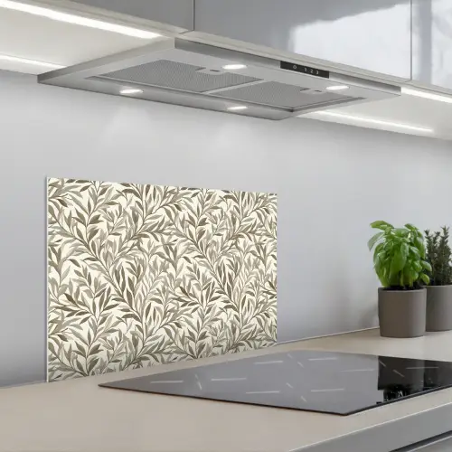 Takken - Botanisch - Taupe keuken achterwand spatscherm klein 900 -3d_schuin