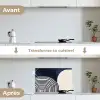 Donkerblauw - Abstract - Lijnen keuken achterwand spatscherm klein -voor_na_FR