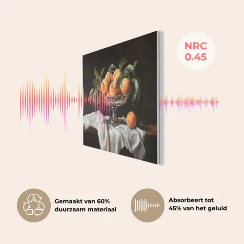 Stilleven - Perziken - Vintage PET vilt klein -USP_NL