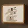 Plankjes - Boeken - Vaasjes - Planten Light Box met batterij (Wandlamp) middel -z3d_website