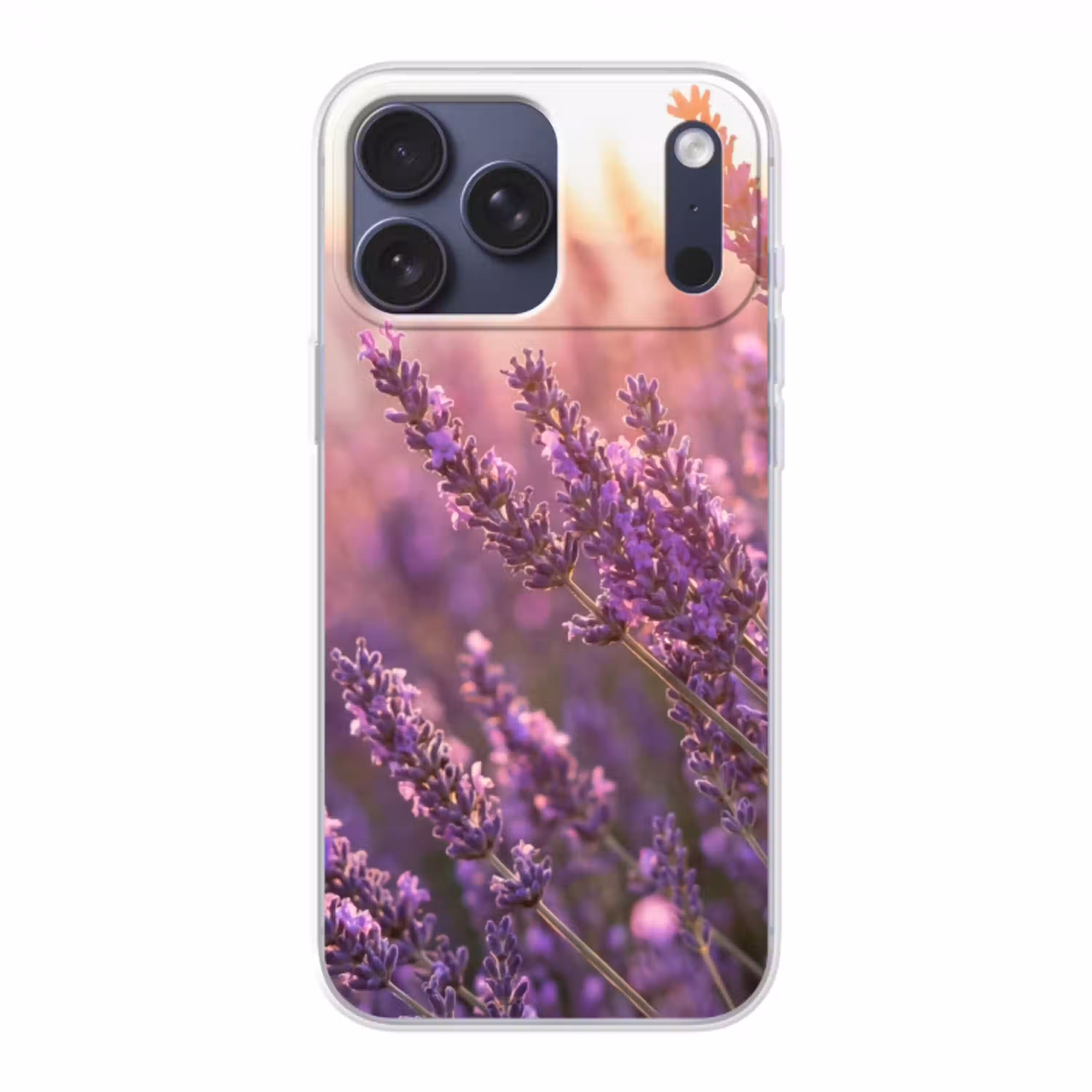Lavendel - Paars - Zonlicht Telefoonhoesje iPhone 17 Pro Max klein -3d