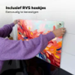 Bloemen - Abstract - Kunst - Modern Inductie beschemer met haakjes klein -ky-ophangen-nl