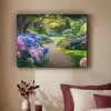 Hortensia- Park - Pad Textielframe zwart klein -sfeer1