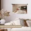 Champagne - Bed - Bubbels Wandkleed katoen klein -sfeer1
