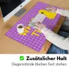 Tekst - Eend - Paars Muismat XXL klein -ysfeer3_duits