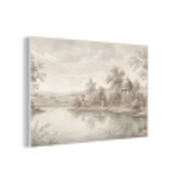 Terras - Water - Natuur - Landschap forex 5mm xxl -3d