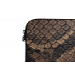 Python - Schubben - Brons laptophoes neopreen klein -detail