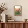 Tulpen - Roze - Zonnestralen Light Box met kabel (Tafellamp) klein -sfeer2