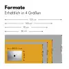 Okergeel - Herfst - Interieur Muismat XXL klein -ysfeer5_duits