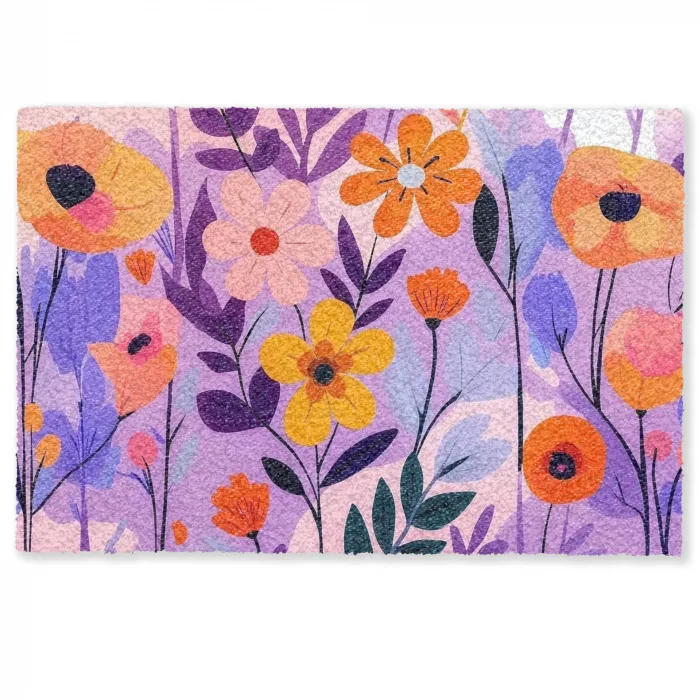 Bloemen - Kleurrijk - Bladeren Deurmat klein -zkaufland3d