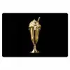 Milkshake - Goud - Drinken - Zwart Placemat vinyl groot -zzsfeer1_Kitchenyeah-website