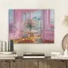 Pink - City - Bloemen PET vilt klein -sfeer1
