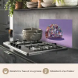 Edelstenen - Glitters - Paars - Kleurrijk keuken achterwand spatscherm klein -usp_FR
