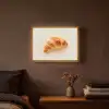 Croissant - Brood - Beige Light Box met batterij (Wandlamp) middel -sfeer4