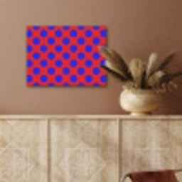 Dots - Klassiek - Rood PET vilt klein 837 -sfeer4