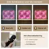 Roze - Onweer - Wolken Light Box met batterij (Wandlamp) middel 907 -USP_lichtkleurNL