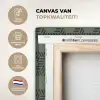Patroon - Groen - Geometrisch canvas 2cm xxl 828 -sfeer2