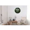 Regenwoud - Tropisch - Jungle - Bomen - Planten Wandcirkel aluminium klein -woonkamer