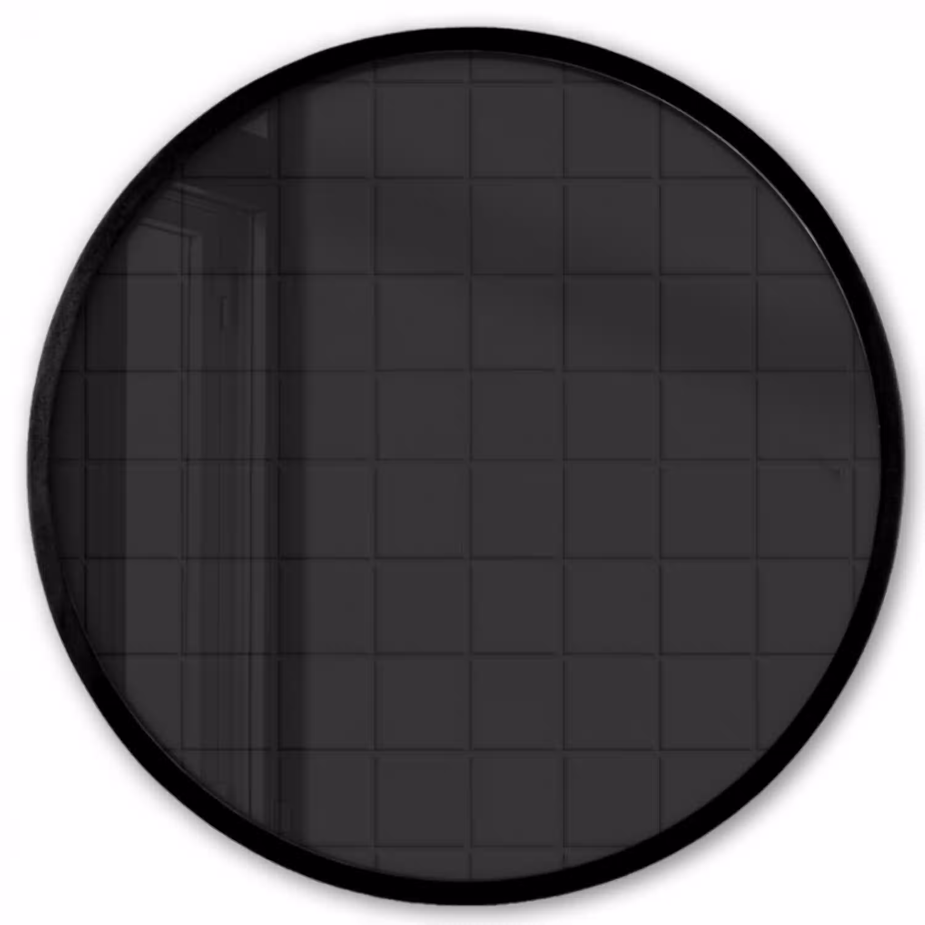 Tegels - Patroon - Mat - Zwart Fotolijst rond zonder passe partout klein 856 -3d