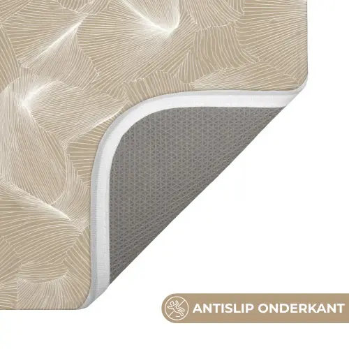 Organisch - Textuur - Beige Badmat klein 997 -USP_AntislipNL