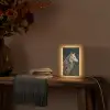 Wolf - Bloemen - Natuur Light Box met kabel (Tafellamp) klein -sfeer4