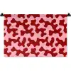 Modern - Abstract - Rood Wandkleed katoen klein 269 -zz3d