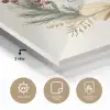 Kerstkrans - Kerst - Goud - Beige plexiglas 5mm klein -sfeer2
