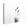 Minimalistisch - Stelen - Wit Tuinposter op houten frame 2 cm dik klein -3d