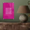 Focus on the good - Roze - wit plexiglas 5mm klein -sfeer3