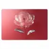 Sierlijk - Bloem - Roze - Glazen Placemat vinyl groot -zzsfeer1_Kitchenyeah-website