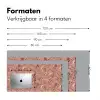 Botanisch - Bloemen - Roze Muismat XXL klein 681 -sfeer5