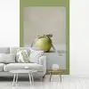 Groen - Appel - Strikje fotobehang vinyl groot -woonkamer
