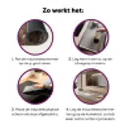 Bloemen - Botanisch - Schilderij - Pastel - Rustiek Inductie beschermer vinyl 3mm middel -zzzzzzz-cc-werking